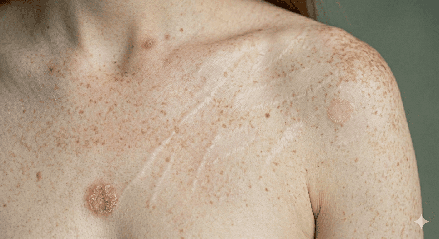 Example photo: Skin — second angle — Different lighting or area — for example, the other cheek.